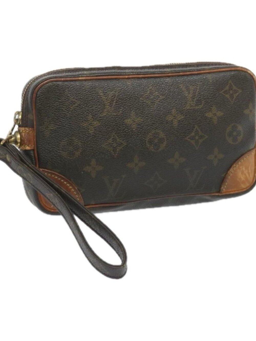 LOUIS VUITTON Monogram Marly Dragonne PM Clutch Bag M51827